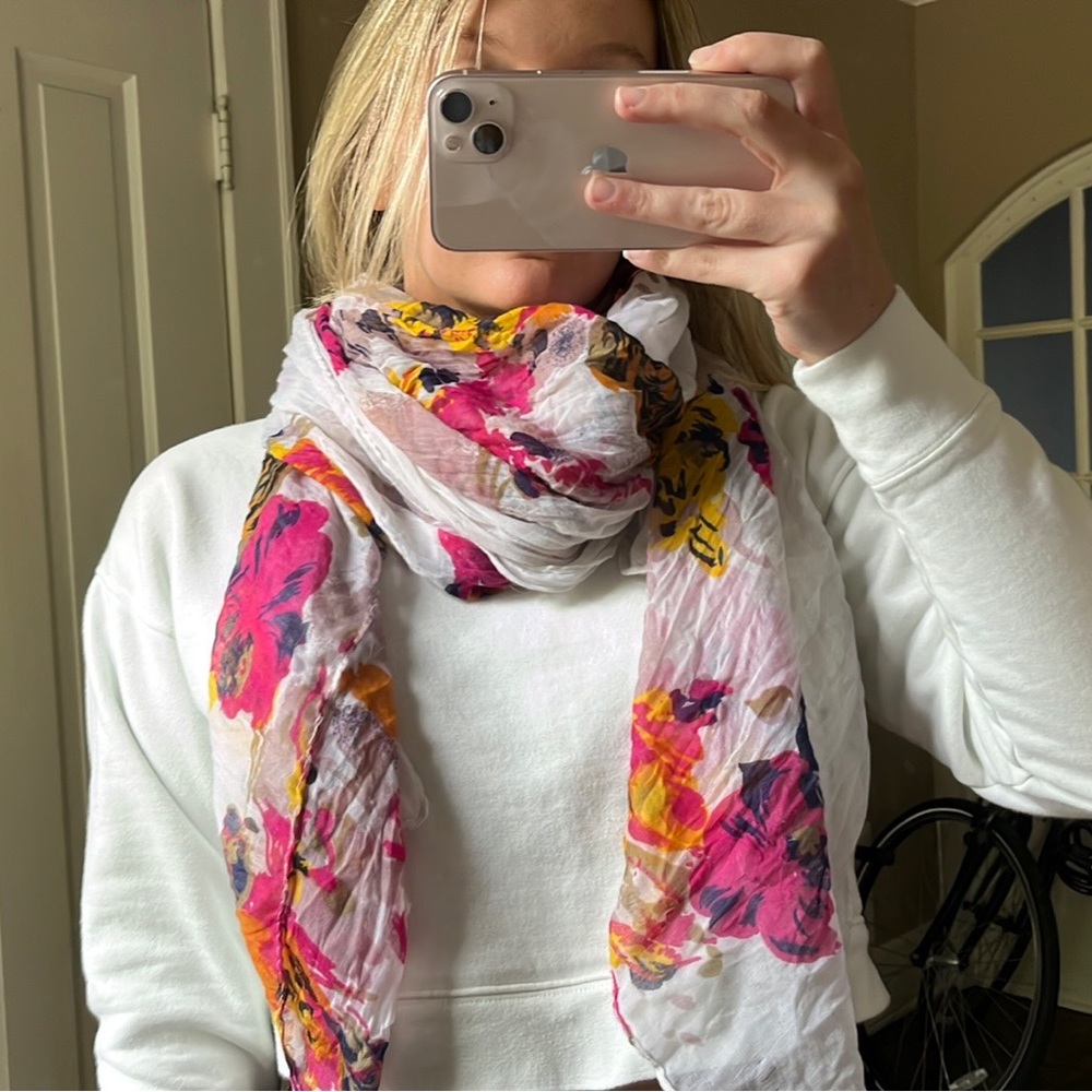Floral scarf